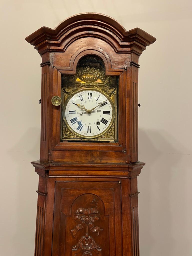 19th Century French Tall Case Clock or Horloge De Parquet For Sale at 1stDibs