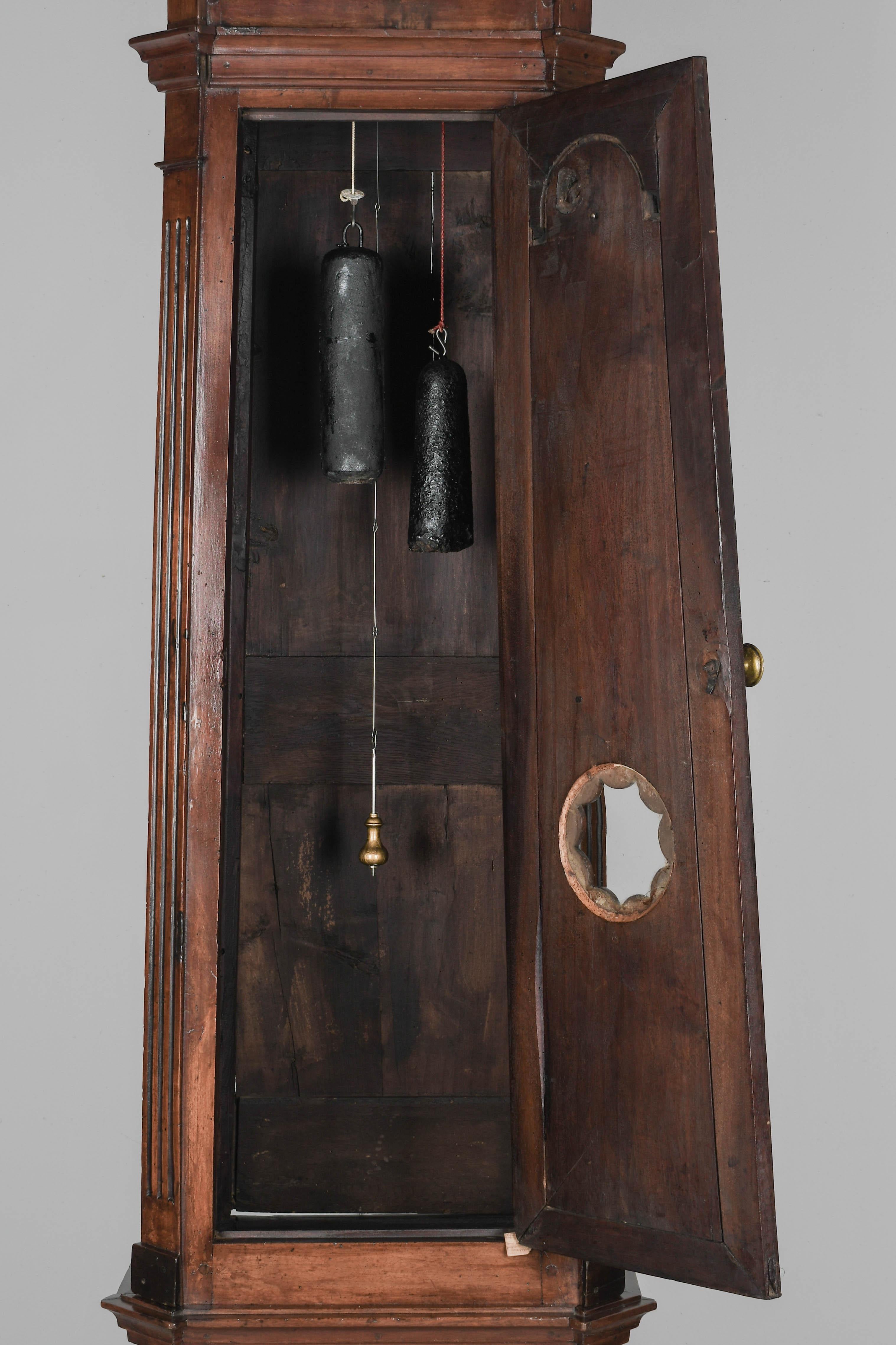 19th Century French Tall Case Clock or Horloge De Parquet In Good Condition For Sale In Winter Park, FL