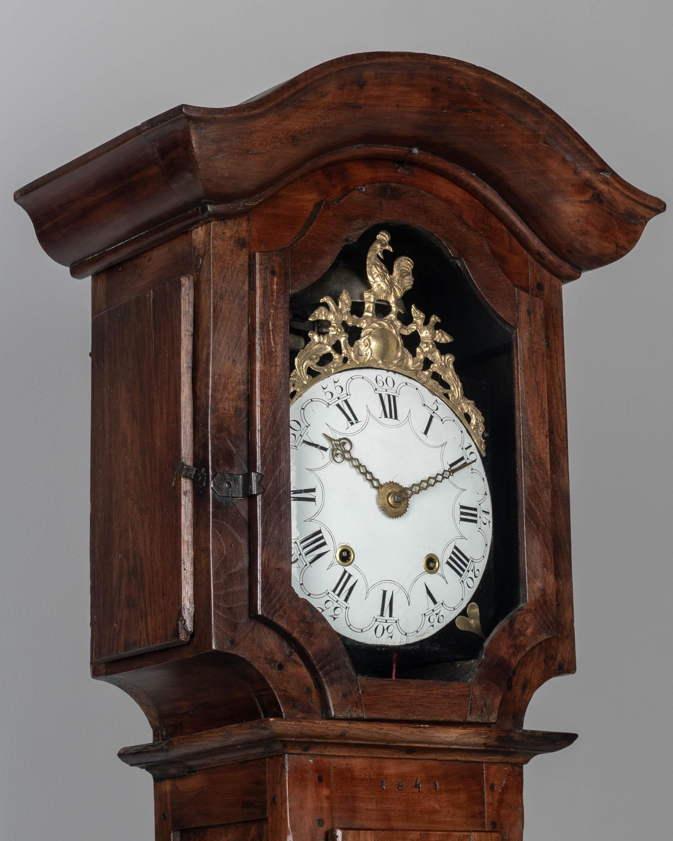 Orologio francese a cassa alta del XIX secolo o Horloge de Parquet in vendita 1