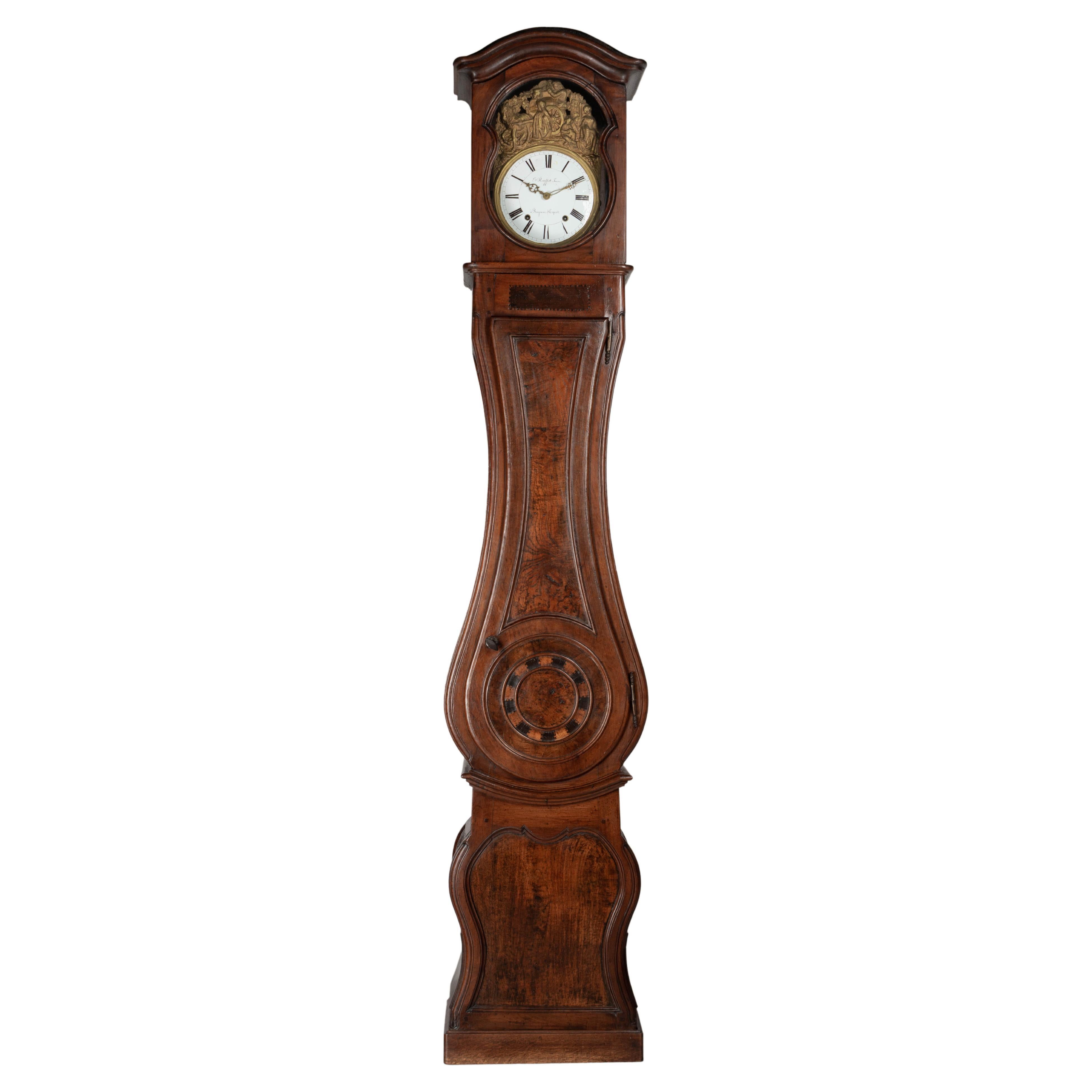 19th Century French Tall Case Clock or Horloge de Parquet
