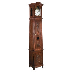 Antique 19th Century French Tall Case Clock or Horloge De Parquet