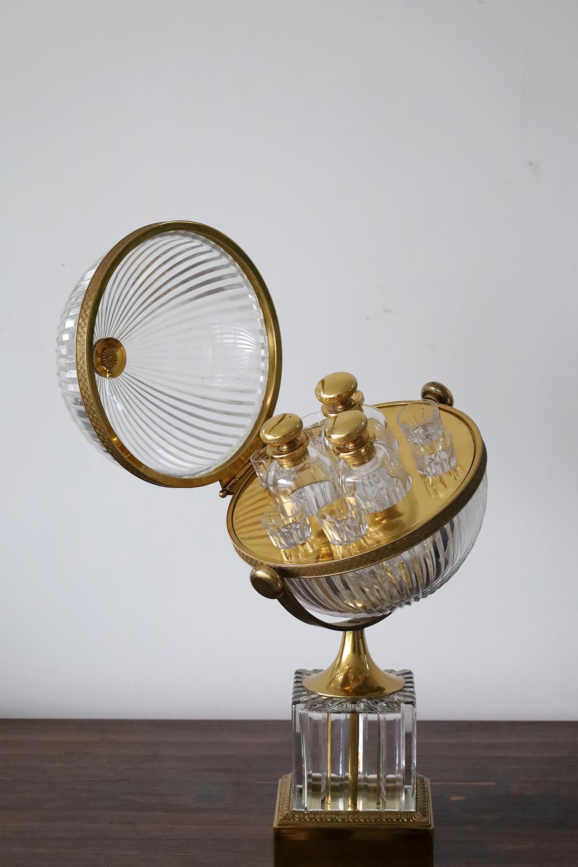 Set da liquore Tantalus francese del XIX secolo in vendita 4