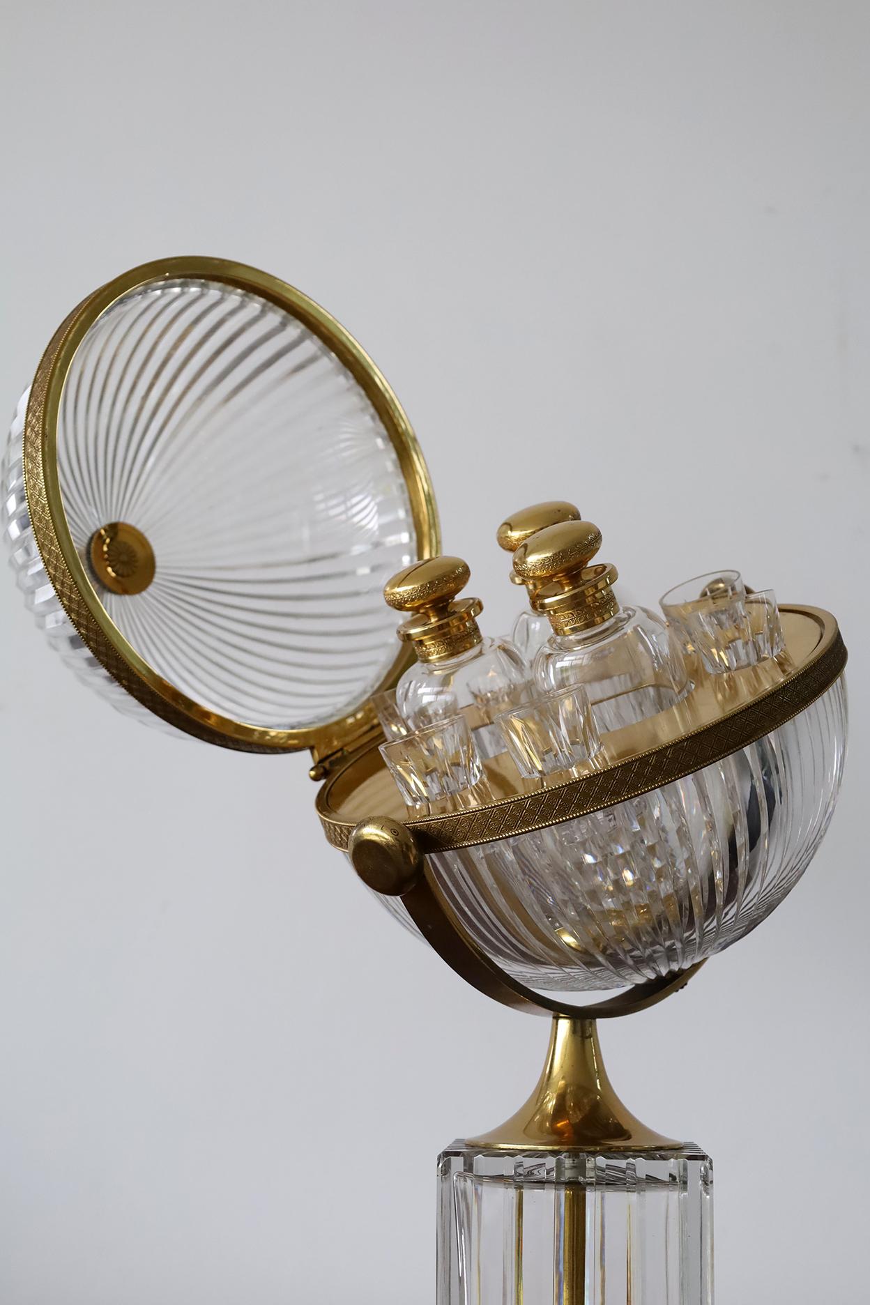 Set da liquore Tantalus francese del XIX secolo in vendita 5