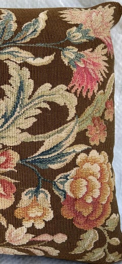 19th Century French Tapestry Pillow - 13" X 11"