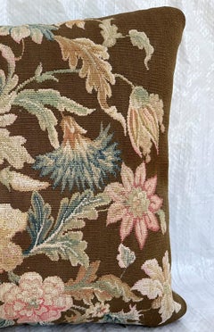 19th Century French Tapestry Pillow