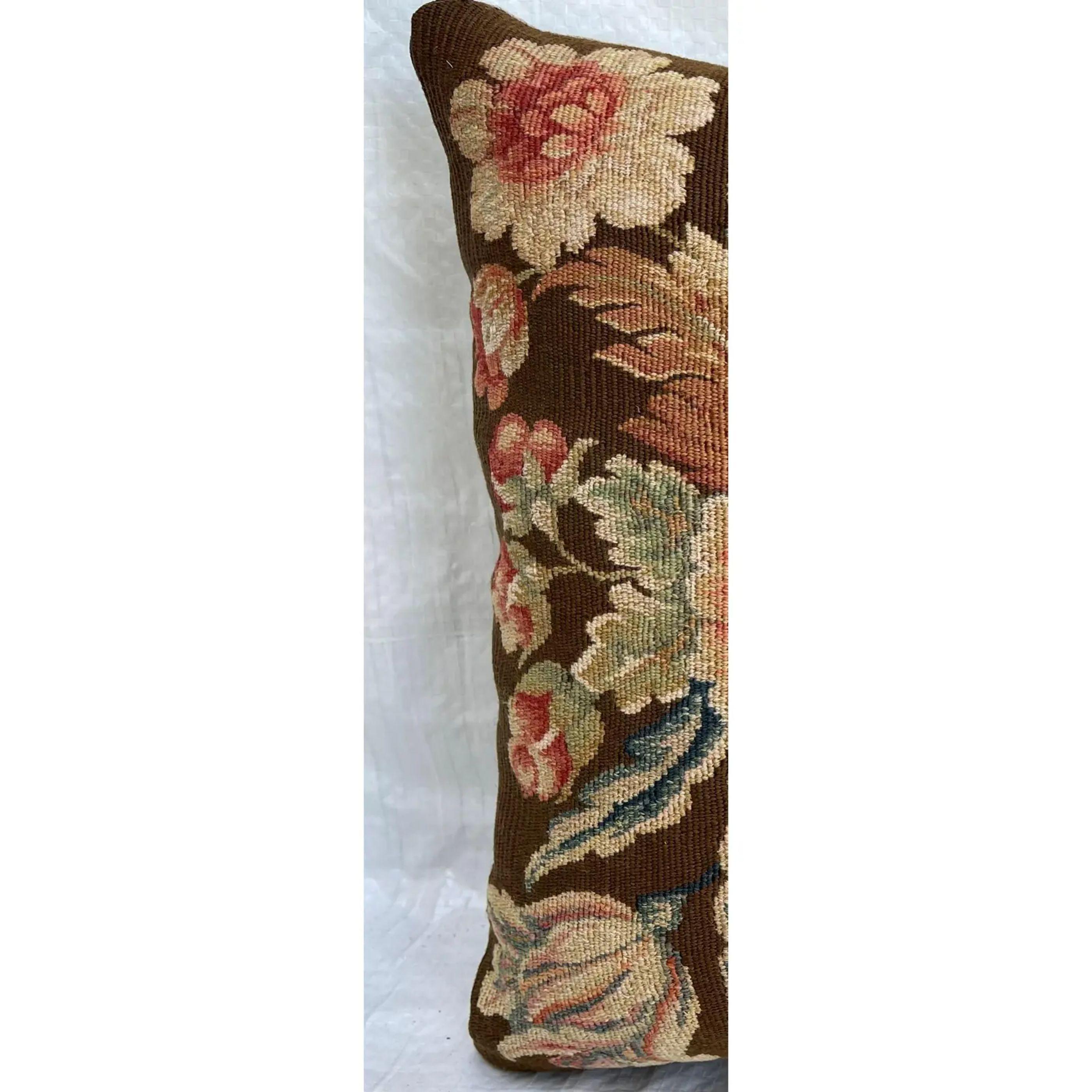 Empire 19th Century French Tapestry Pillow For Sale