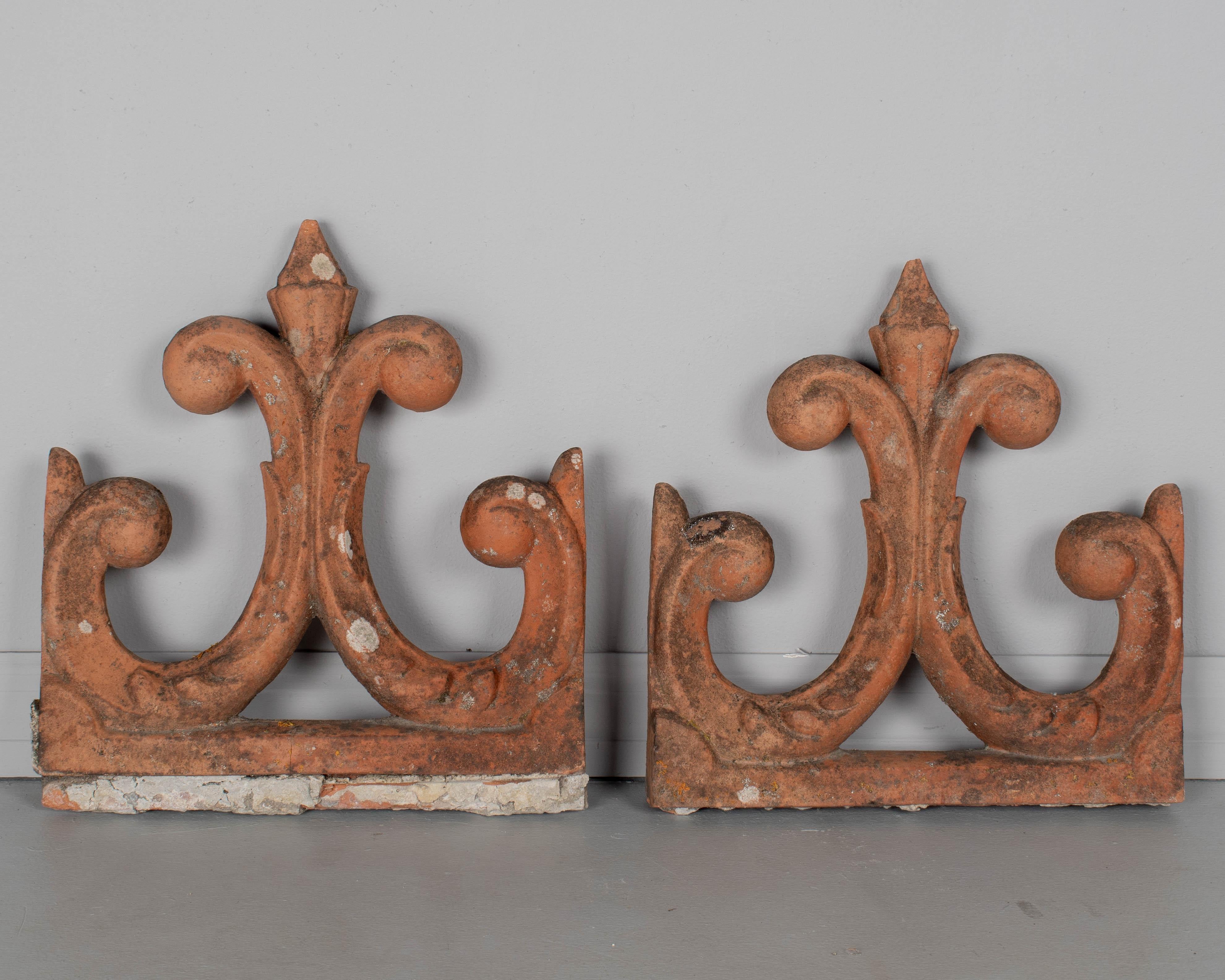 19th Century French Terra Cotta Roof Finials or Garden Ornaments For Sale 6