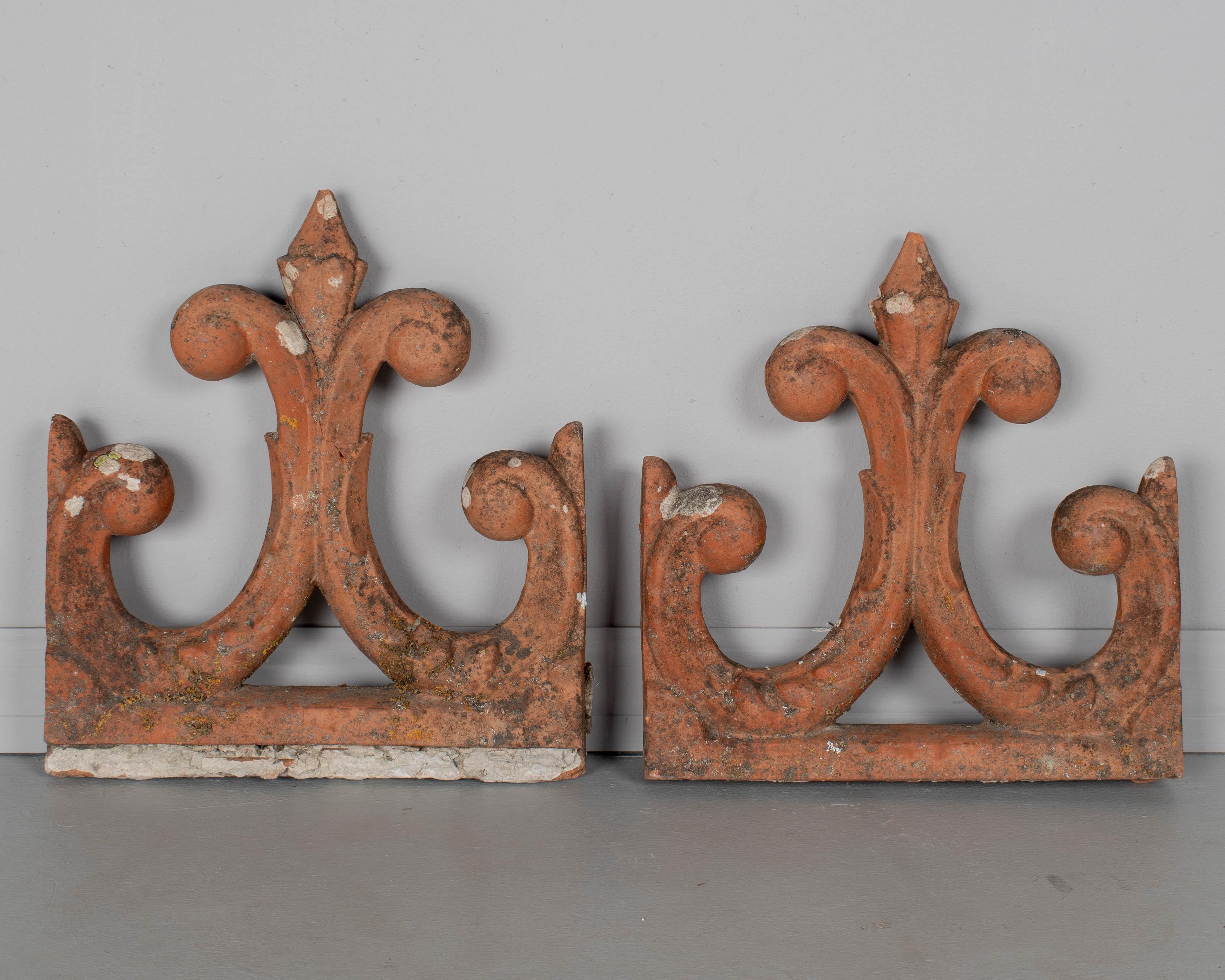 19th Century French Terra Cotta Roof Finials or Garden Ornaments For Sale 7