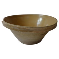 19th Century French Terra Cotta Tian Bowl Honey Glaze