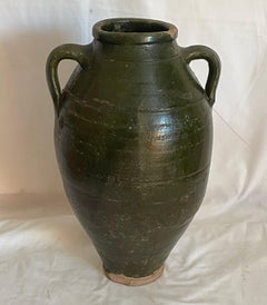 19th Century French Terracotta Amphora Olive Jar