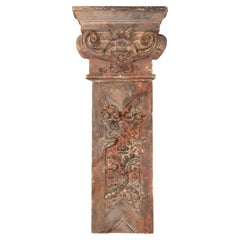 19th Century French Terracotta Architectural Relief