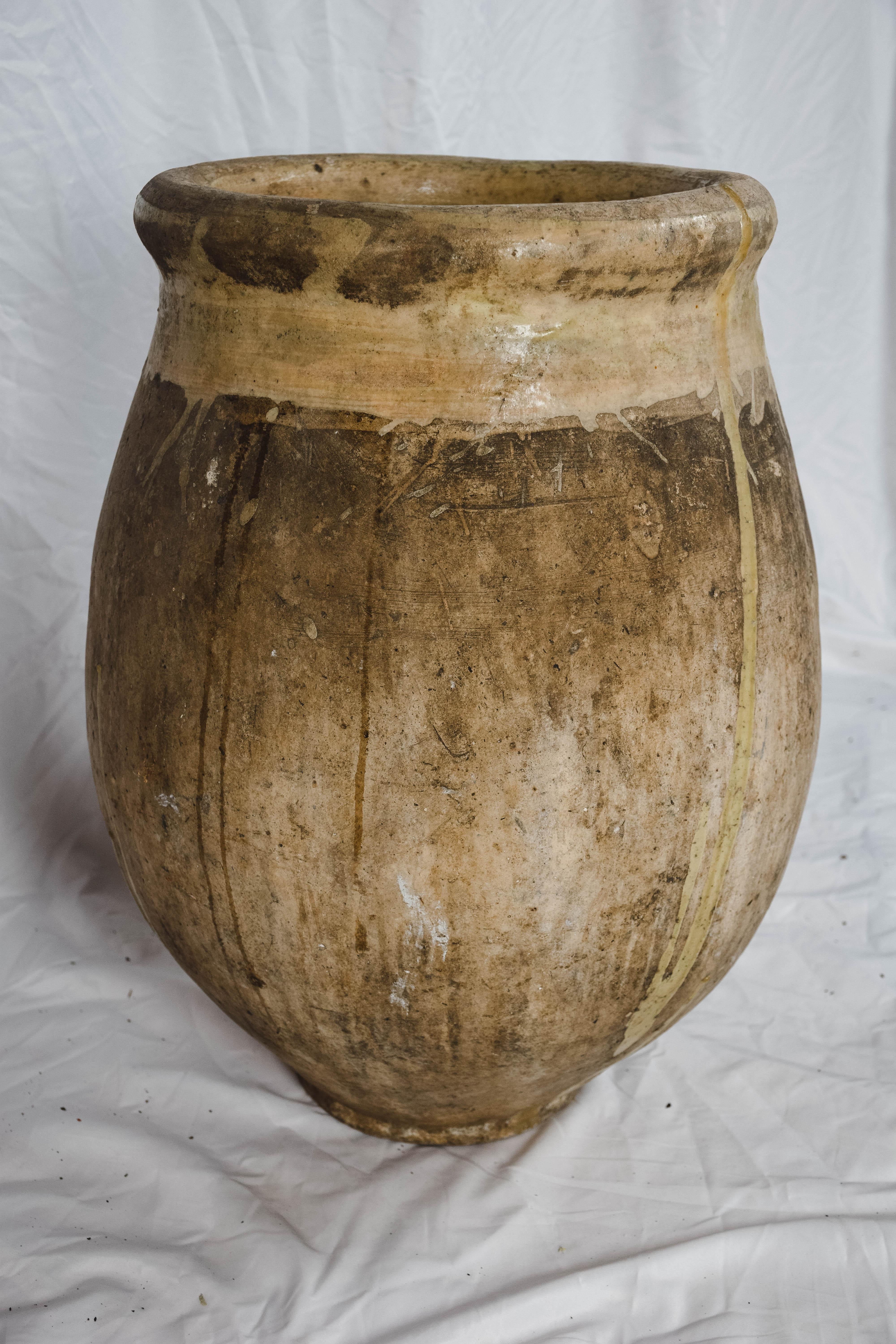 French Provincial 19th Century French Terracotta Biot Jar