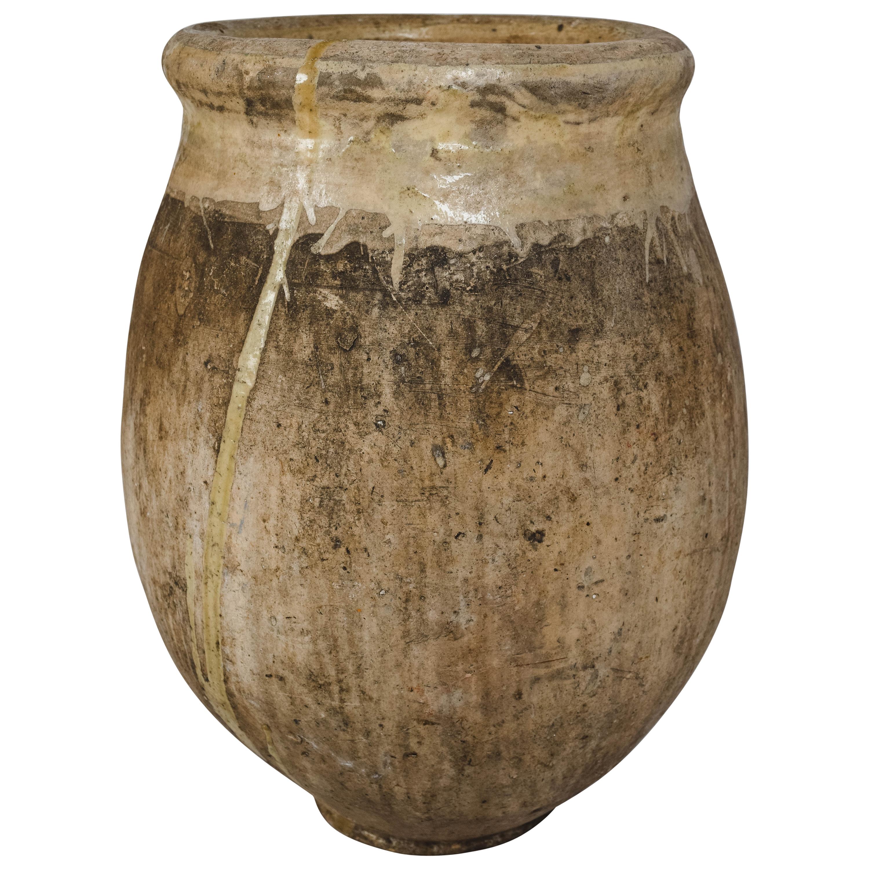 19th Century French Terracotta Biot Jar