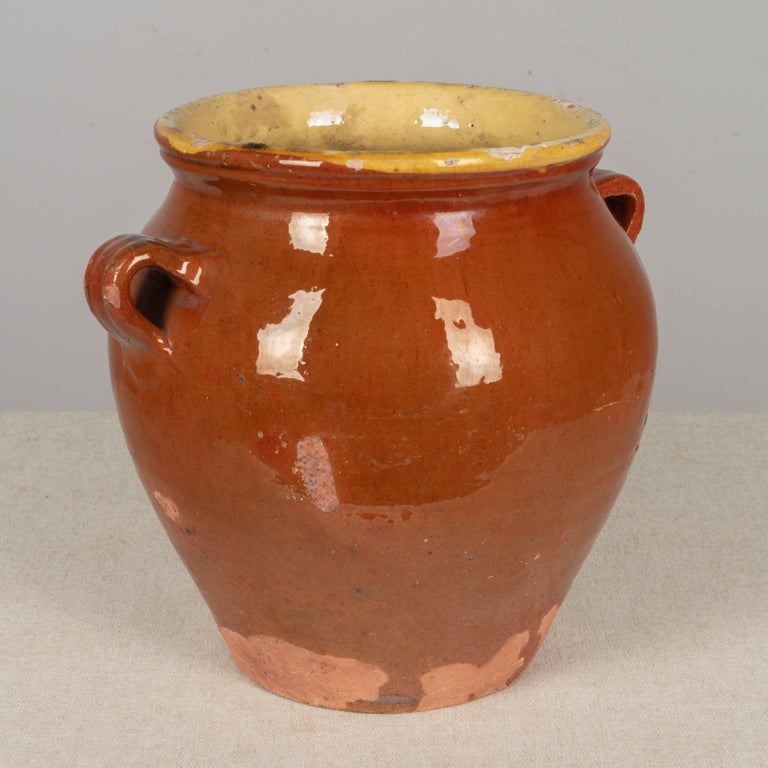 19th Century French Terracotta Confit Pot For Sale 5