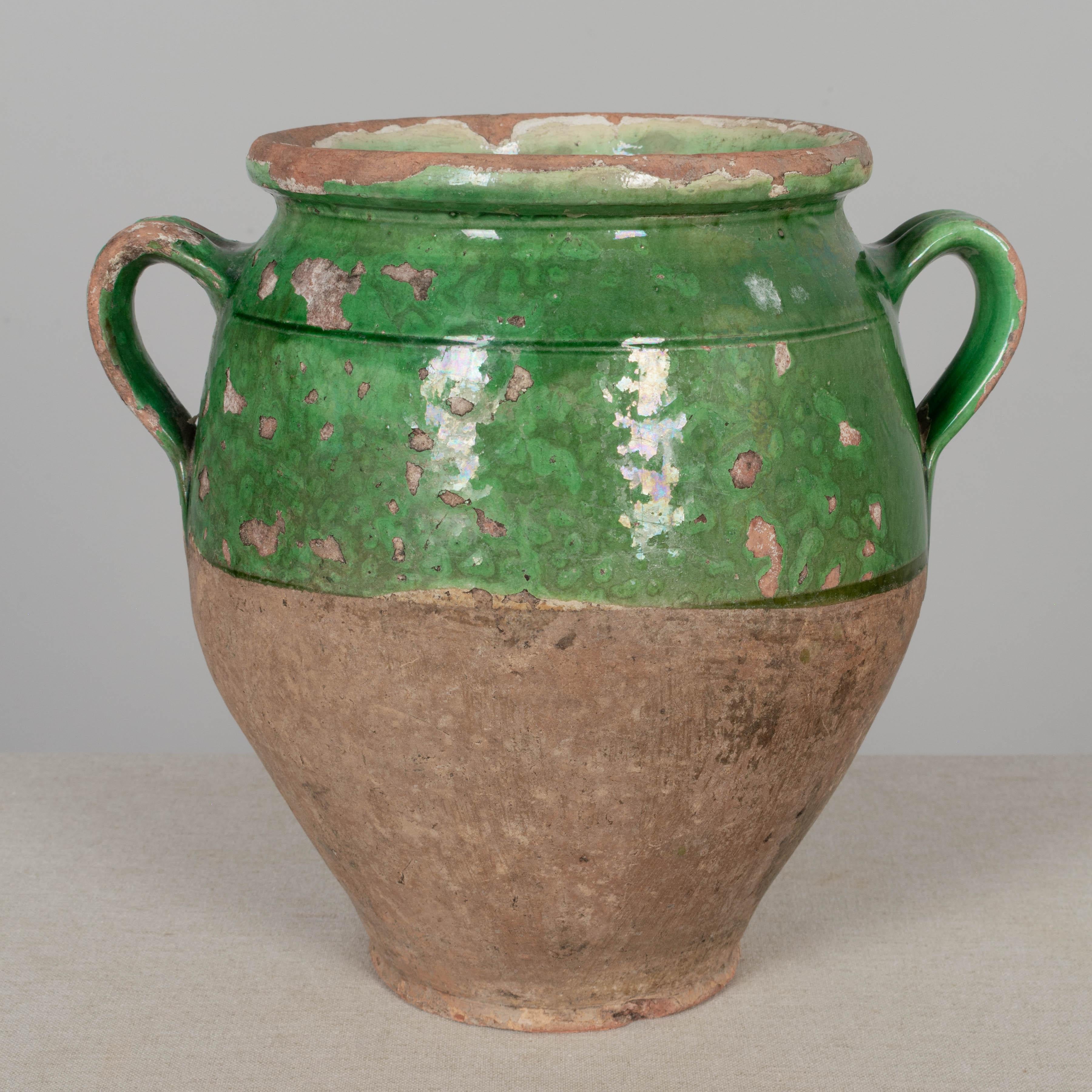 19th Century French Terracotta Confit Pot For Sale 4