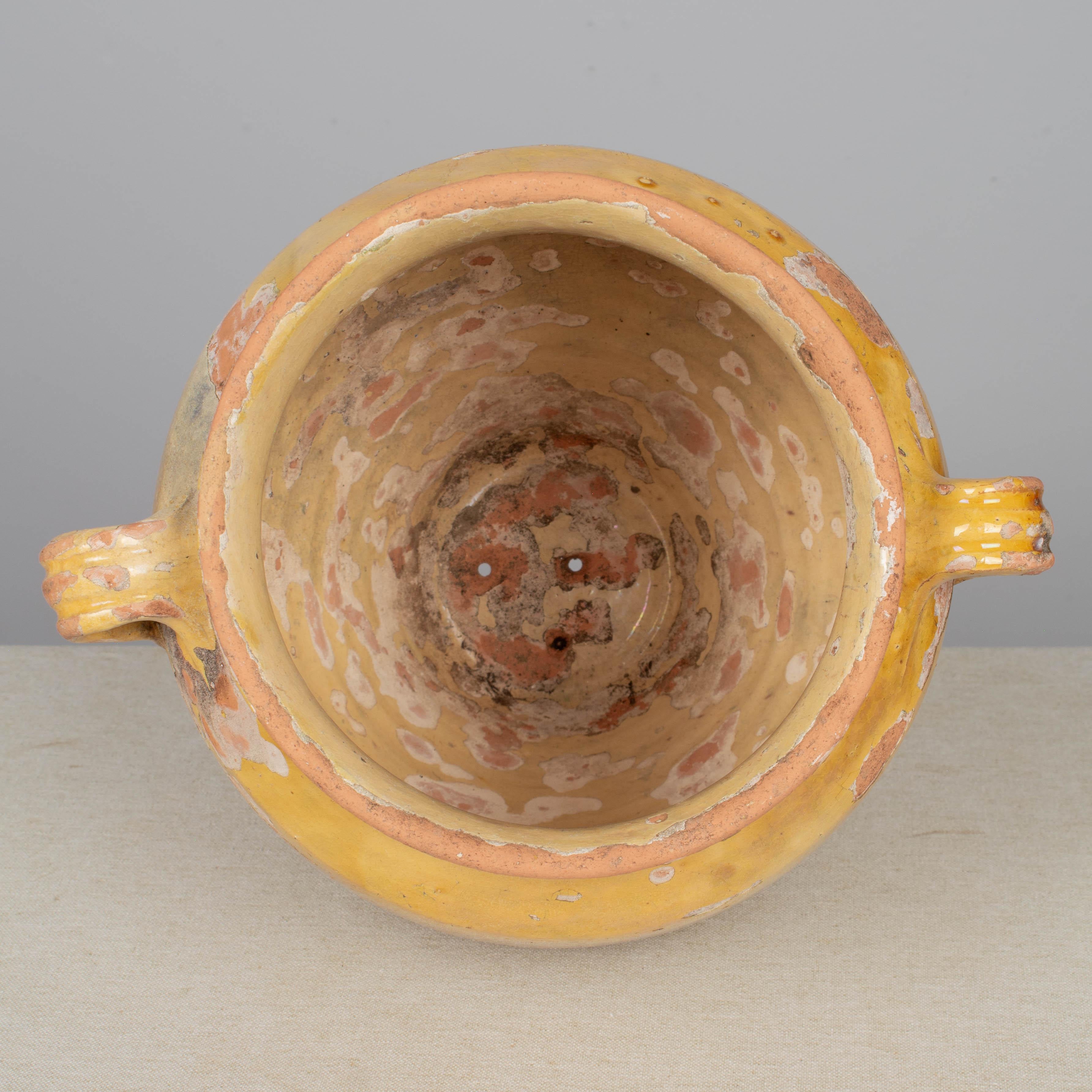 19th Century French Terracotta Confit Pot For Sale 5