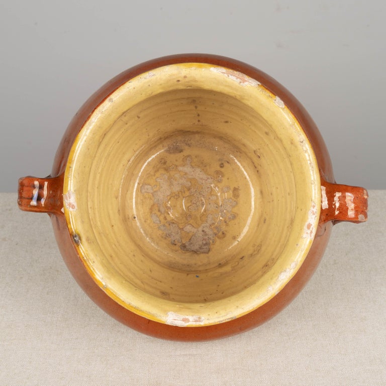 19th Century French Terracotta Confit Pot For Sale 8