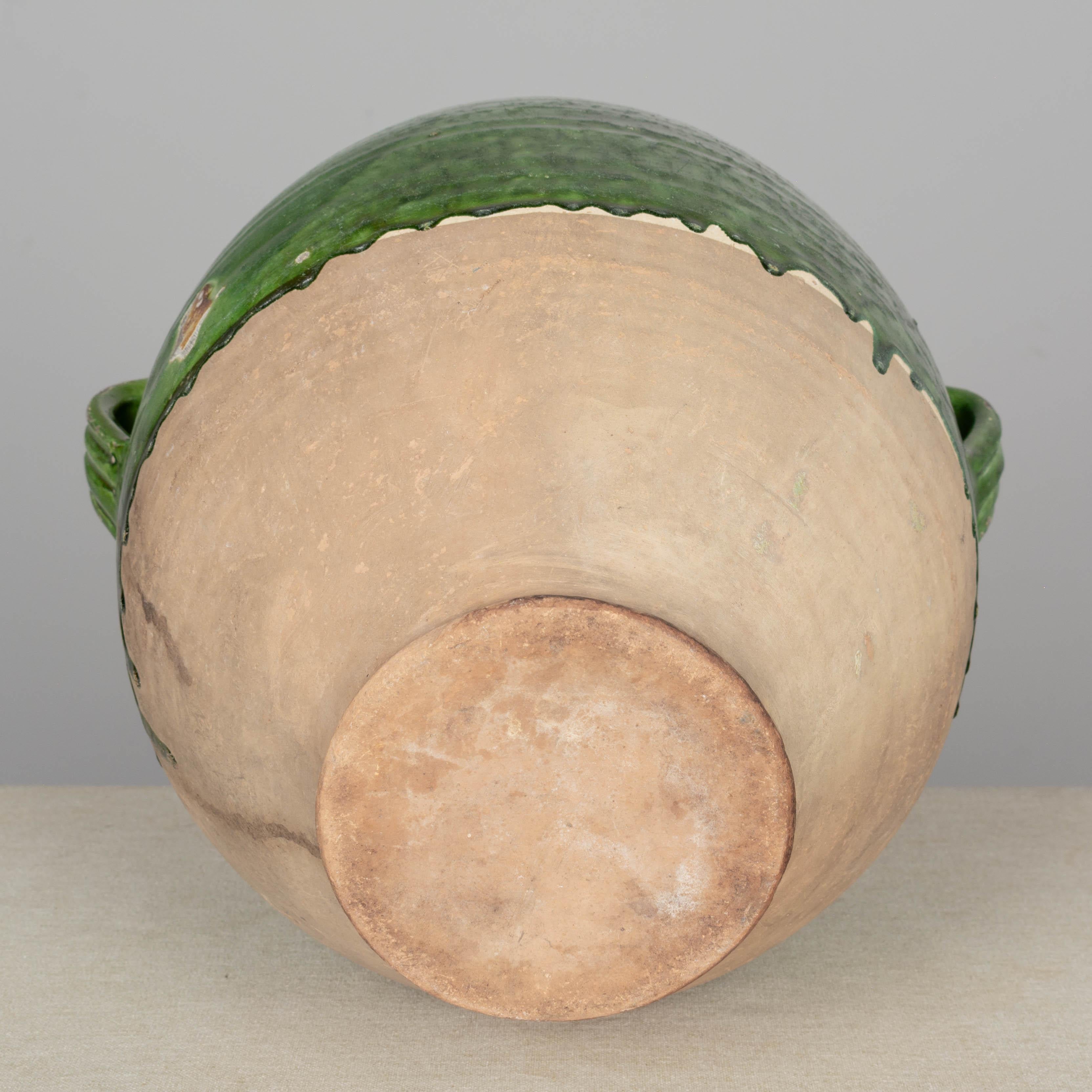 19th Century French Terracotta Confit Pot For Sale 7