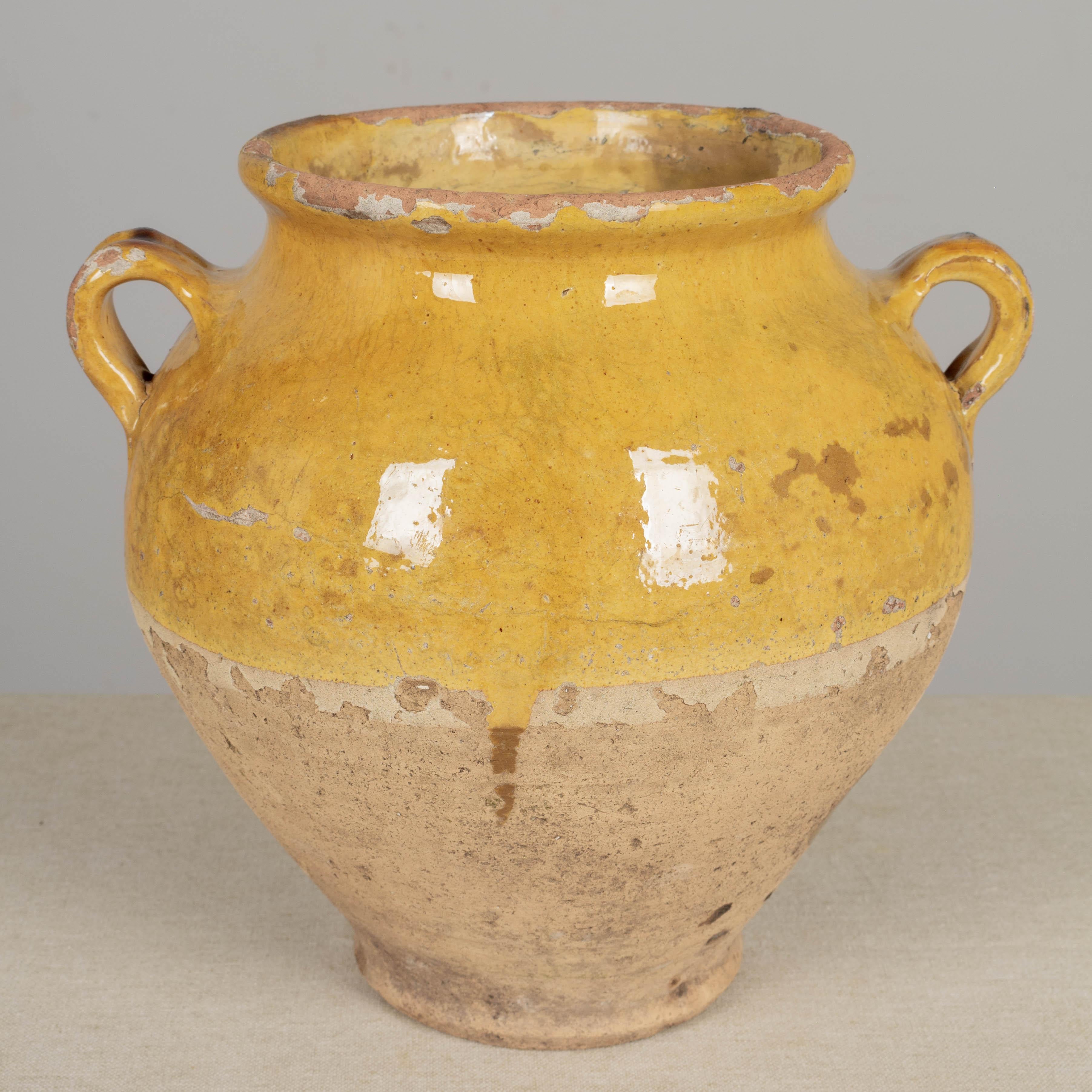 European 19th Century French Terracotta Confit Pot