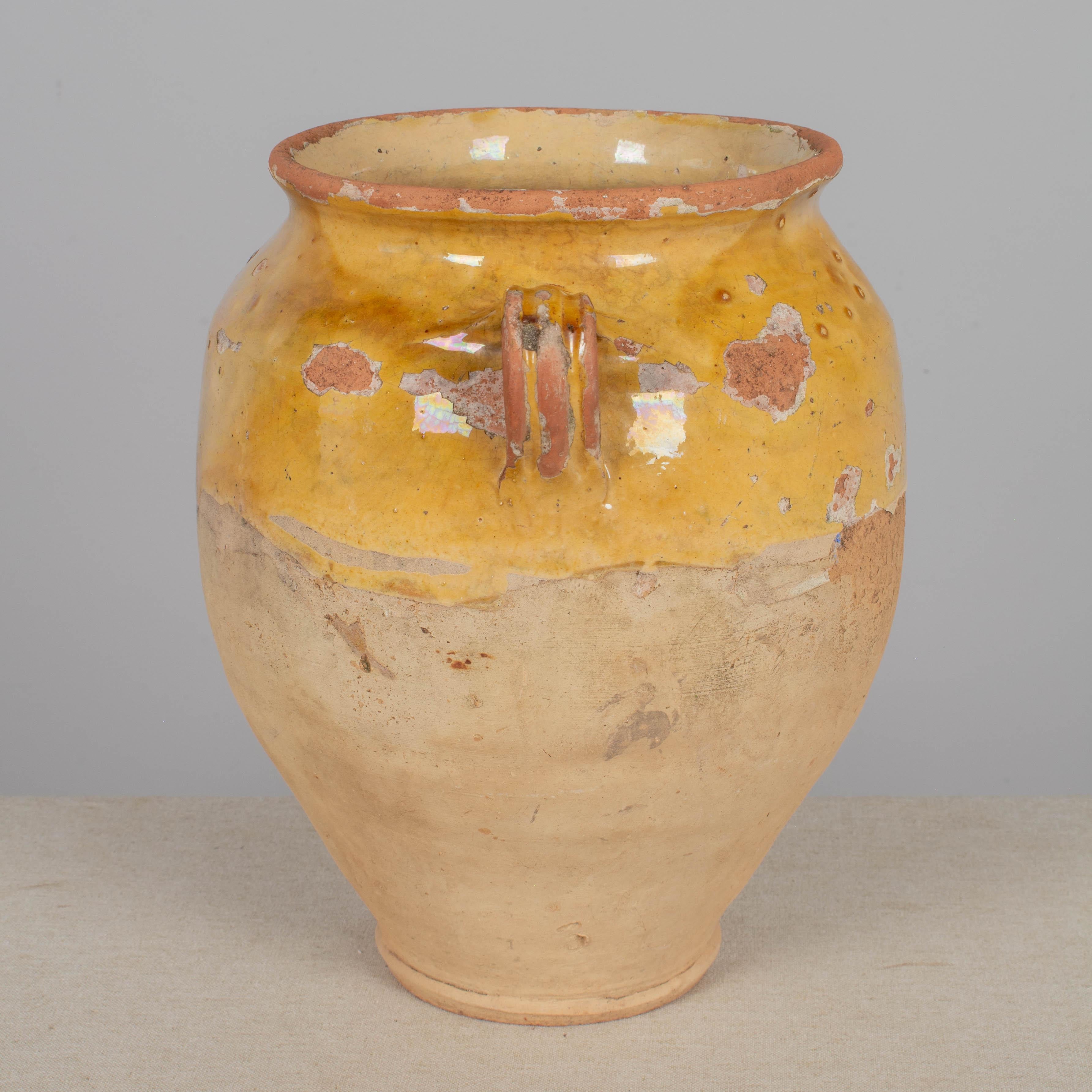 European 19th Century French Terracotta Confit Pot For Sale