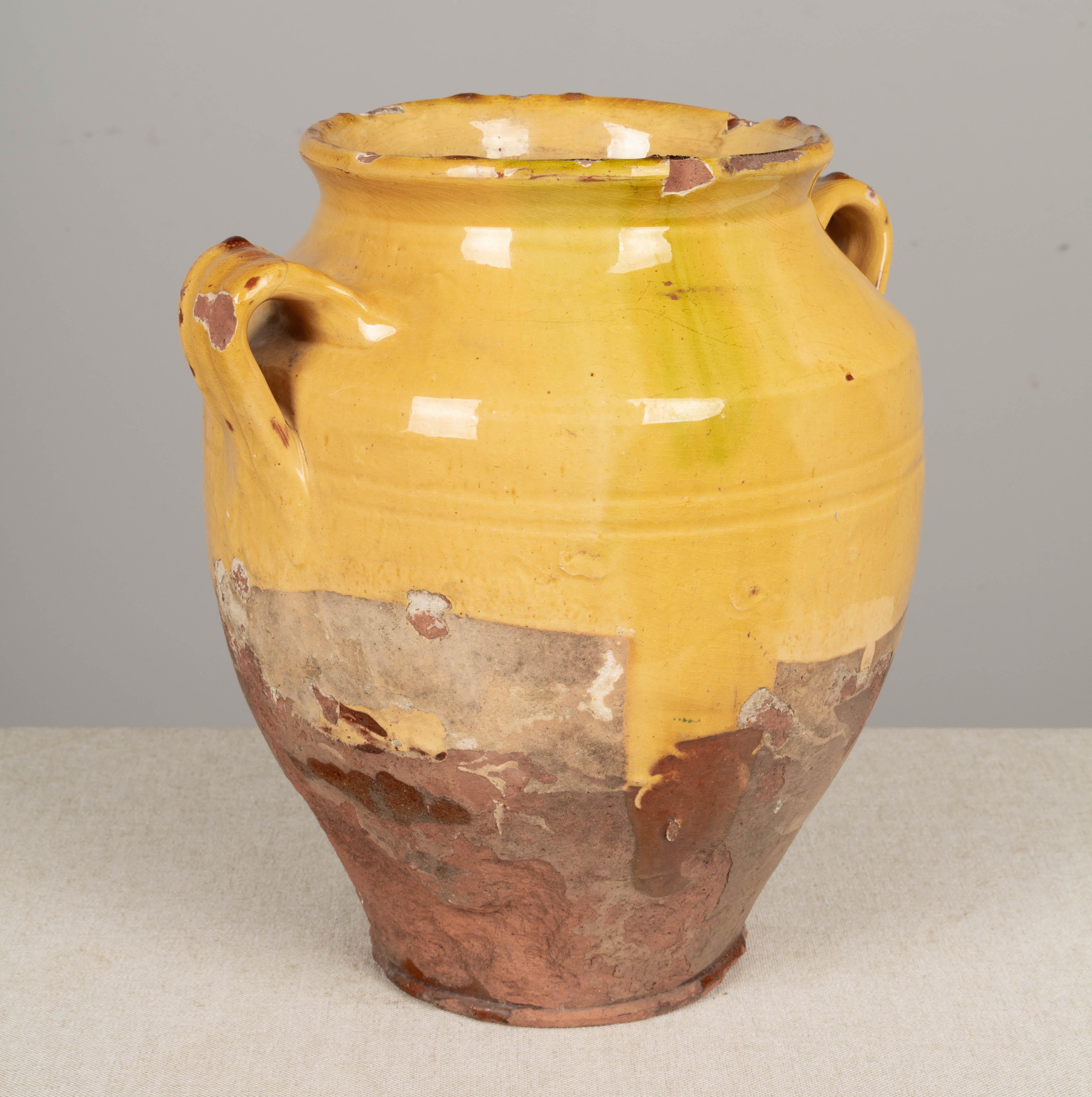 Pot à confit français en terre cuite du 19ème siècle Bon état - En vente à Winter Park, FL