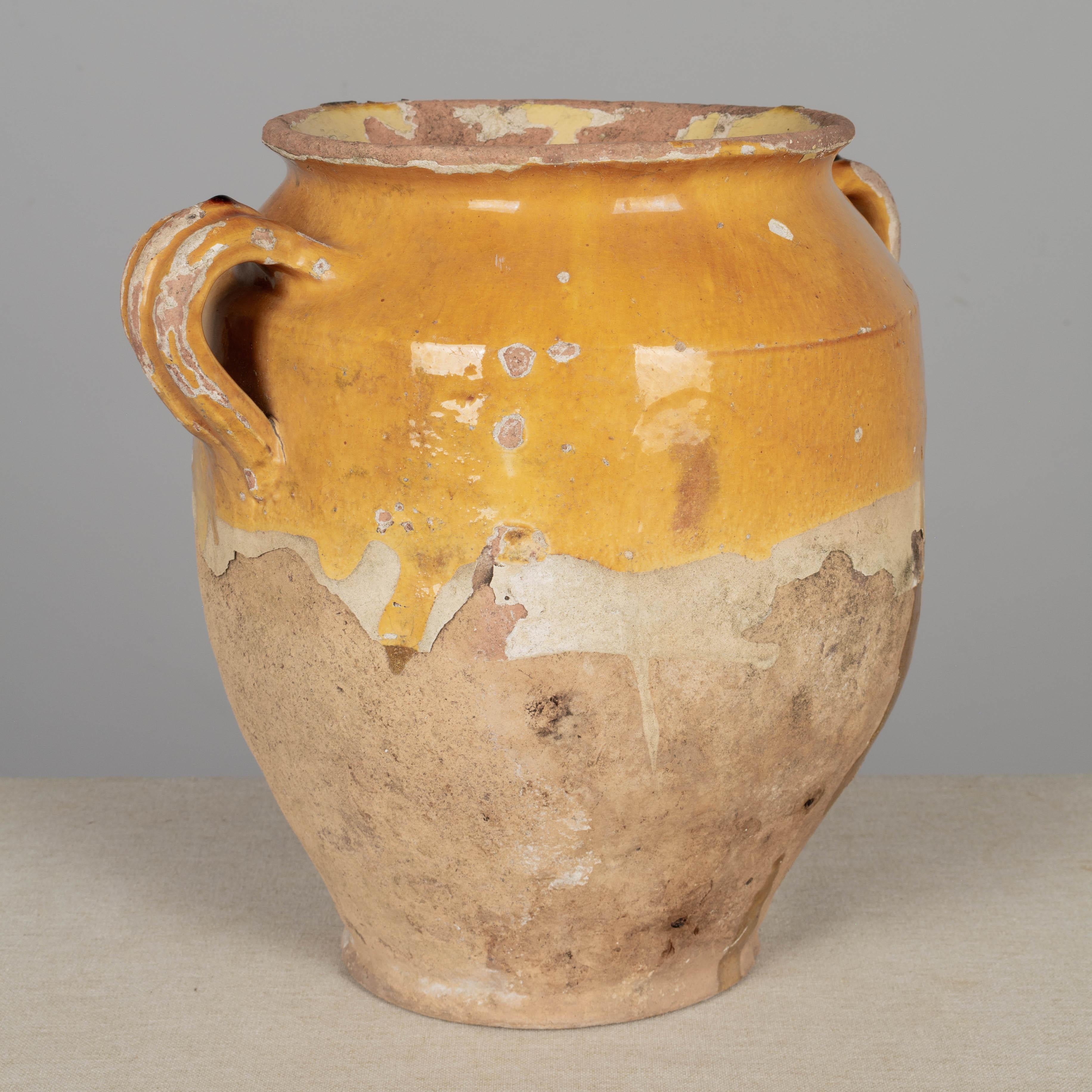 19th Century French Terracotta Confit Pot In Good Condition In Winter Park, FL