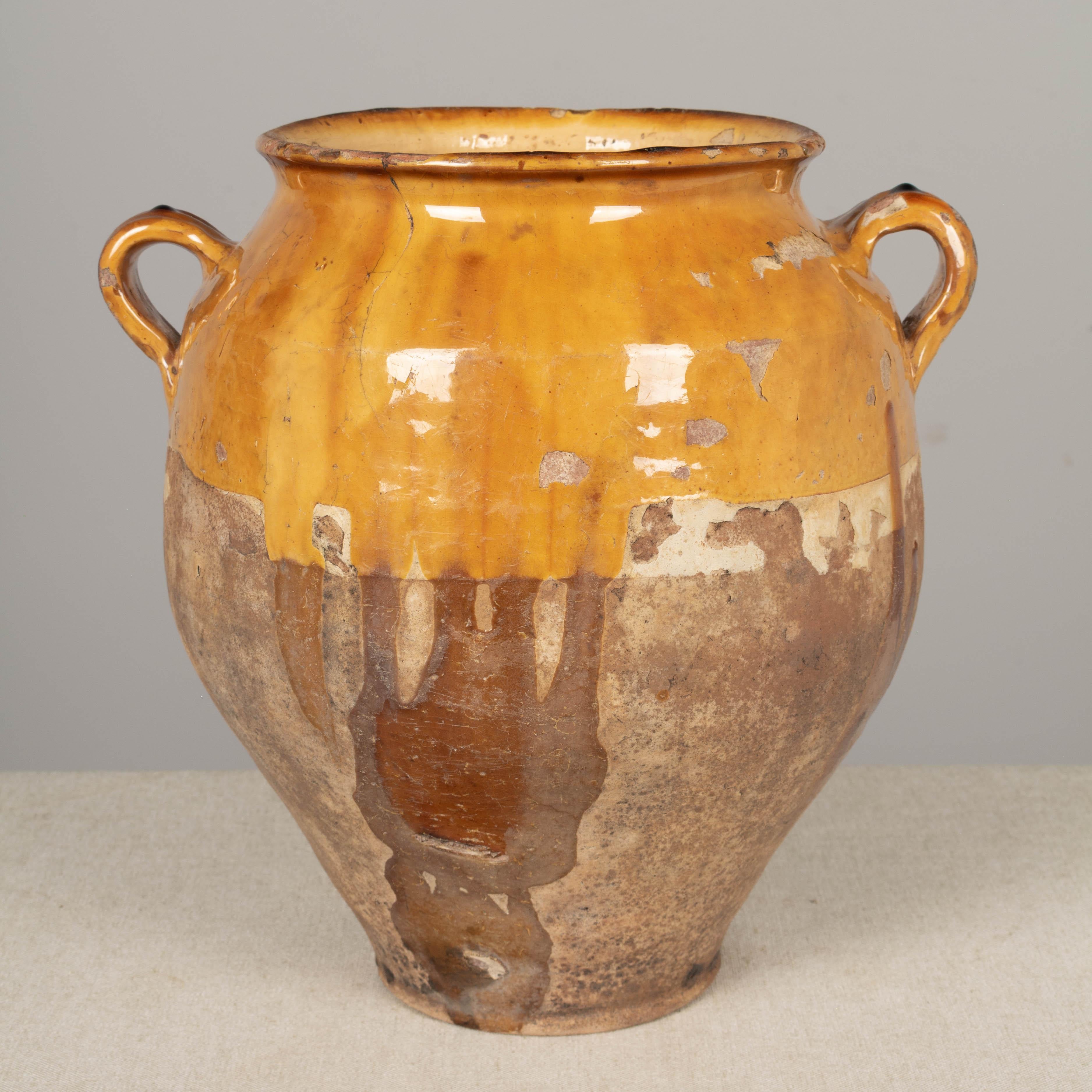 19th Century French Terracotta Confit Pot For Sale 2