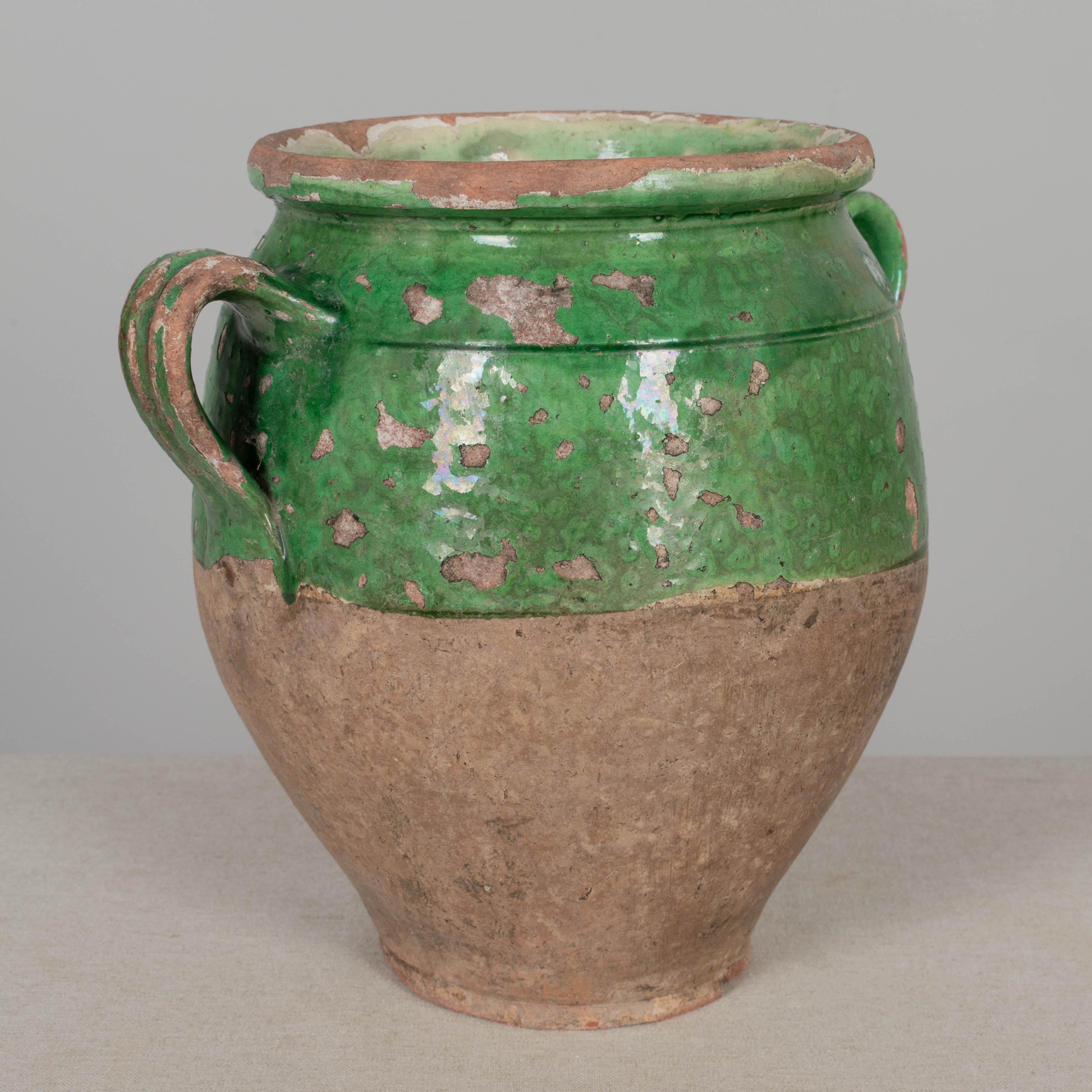 19th Century French Terracotta Confit Pot For Sale 3