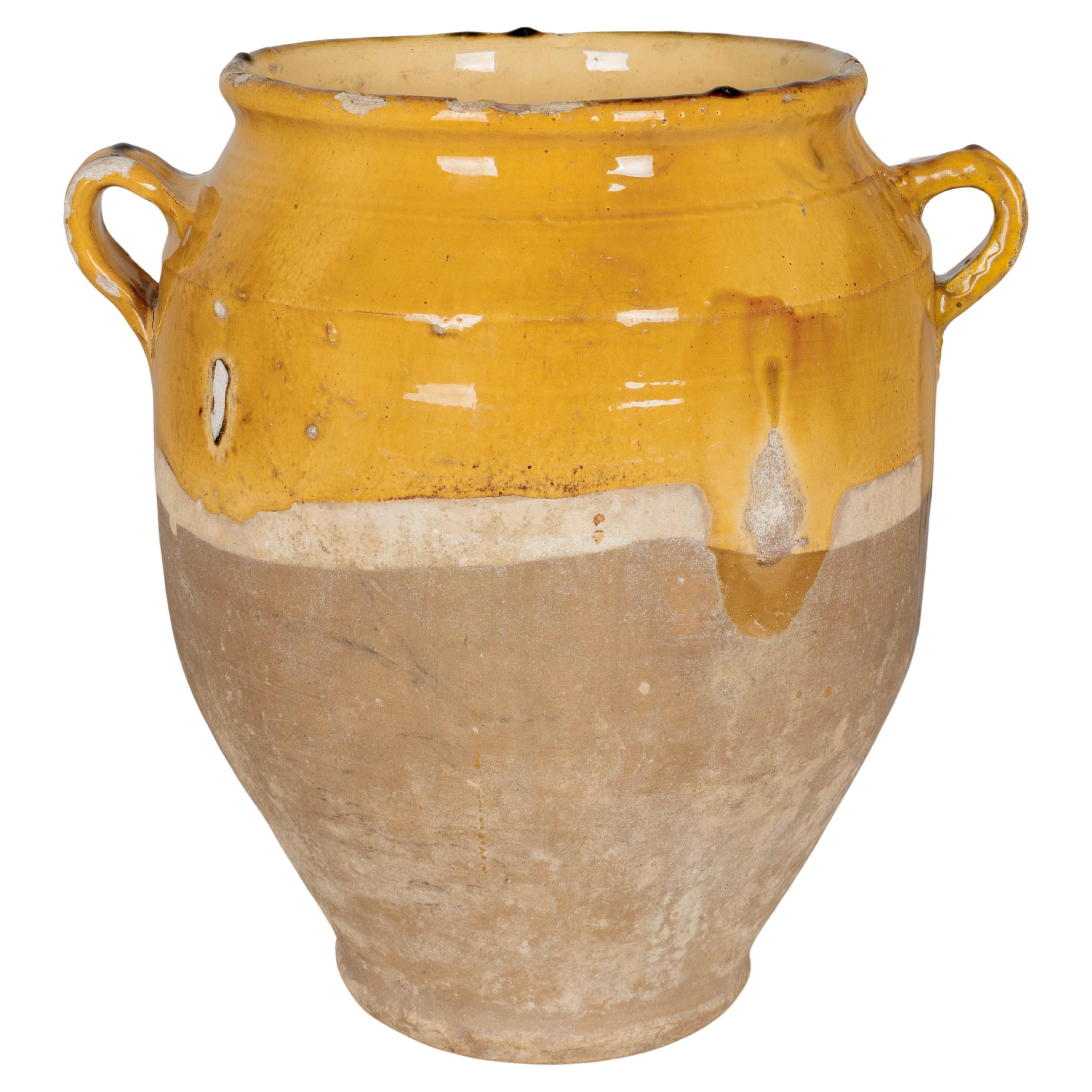 19th Century French Terracotta Confit Pot