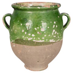 Antique 19th Century French Terracotta Confit Pot