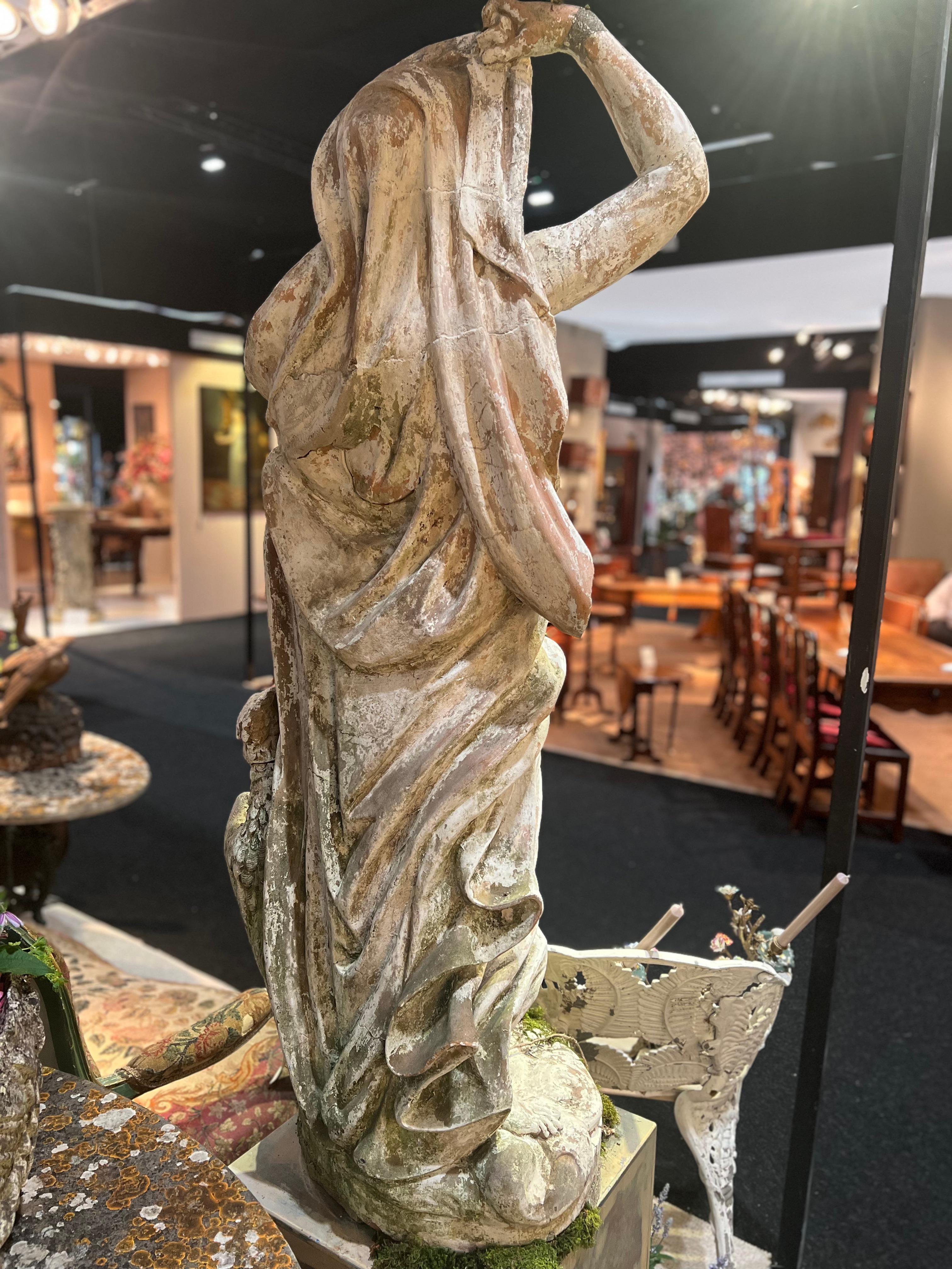 Französische Terrakotta-Gartenstatuen des 19. Jahrhunderts von Gossin Frères im Angebot 5