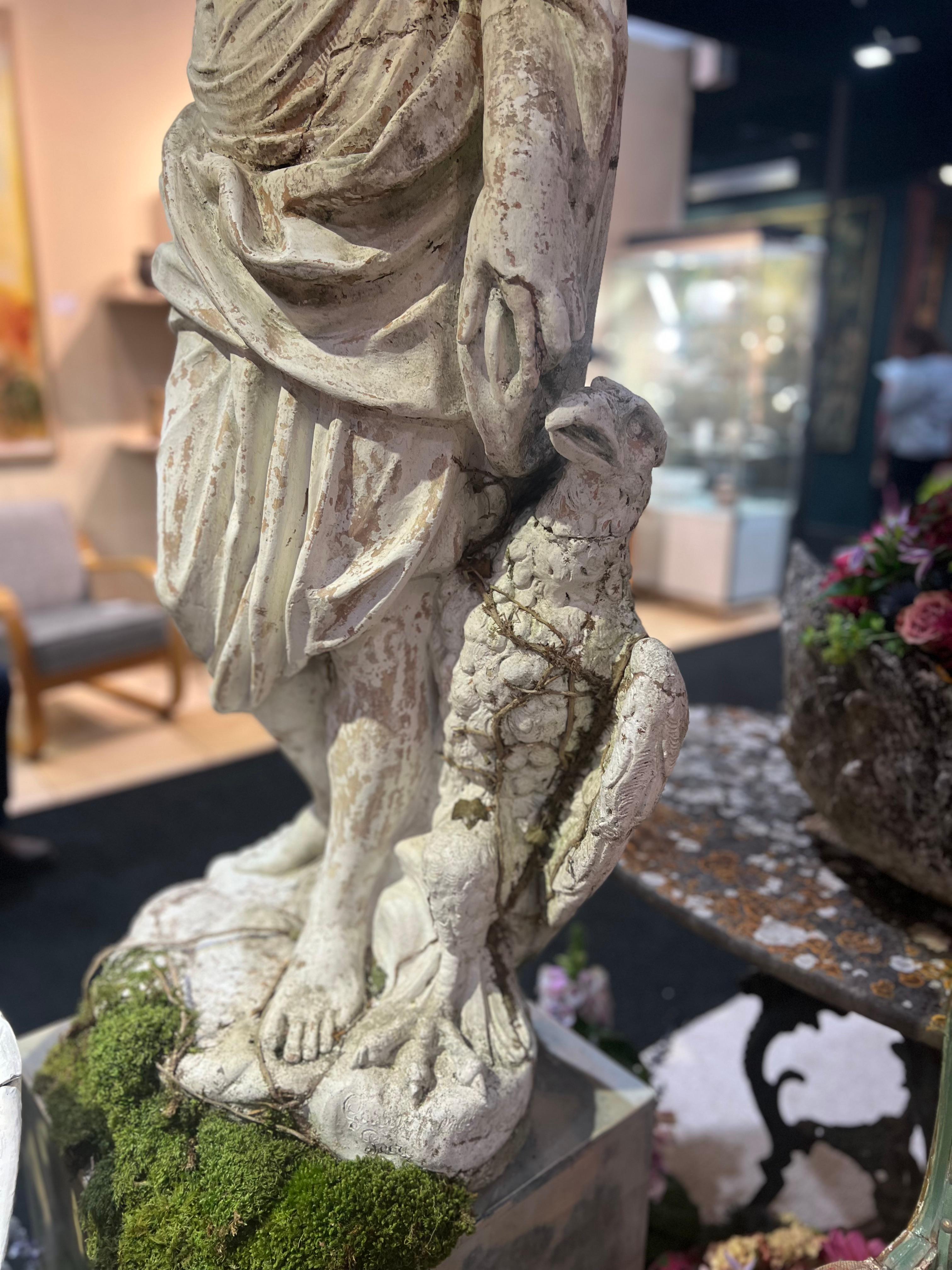 Französische Terrakotta-Gartenstatuen des 19. Jahrhunderts von Gossin Frères im Angebot 3