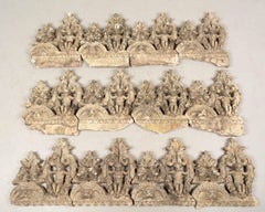 19th Century French Terracotta Garden Tiles, Set of 12