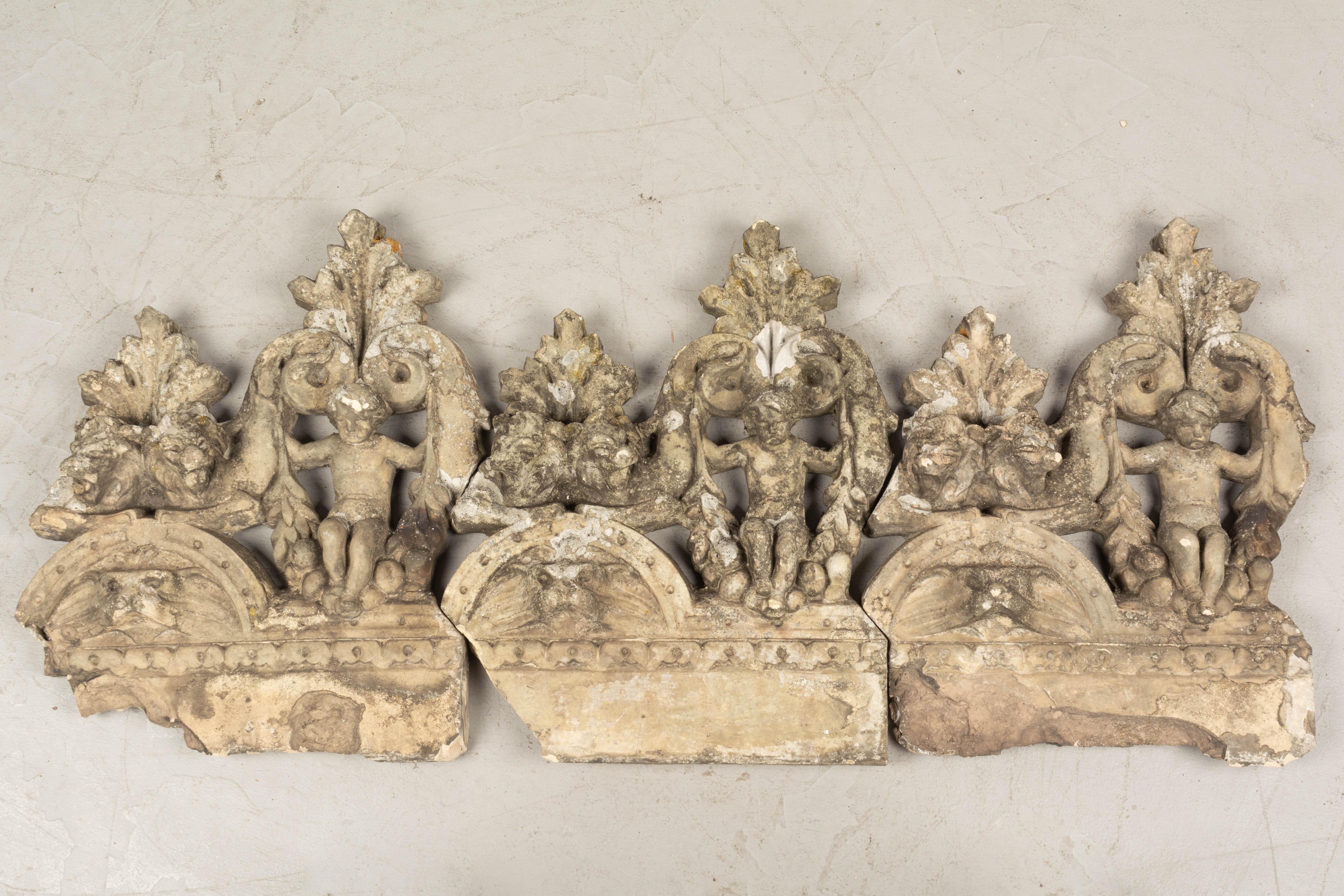 Beaux Arts 19th Century French Terracotta Garden Tiles, Set of 12 For Sale