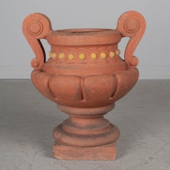 19th Century French Terracotta Garden Urn by Perrusson