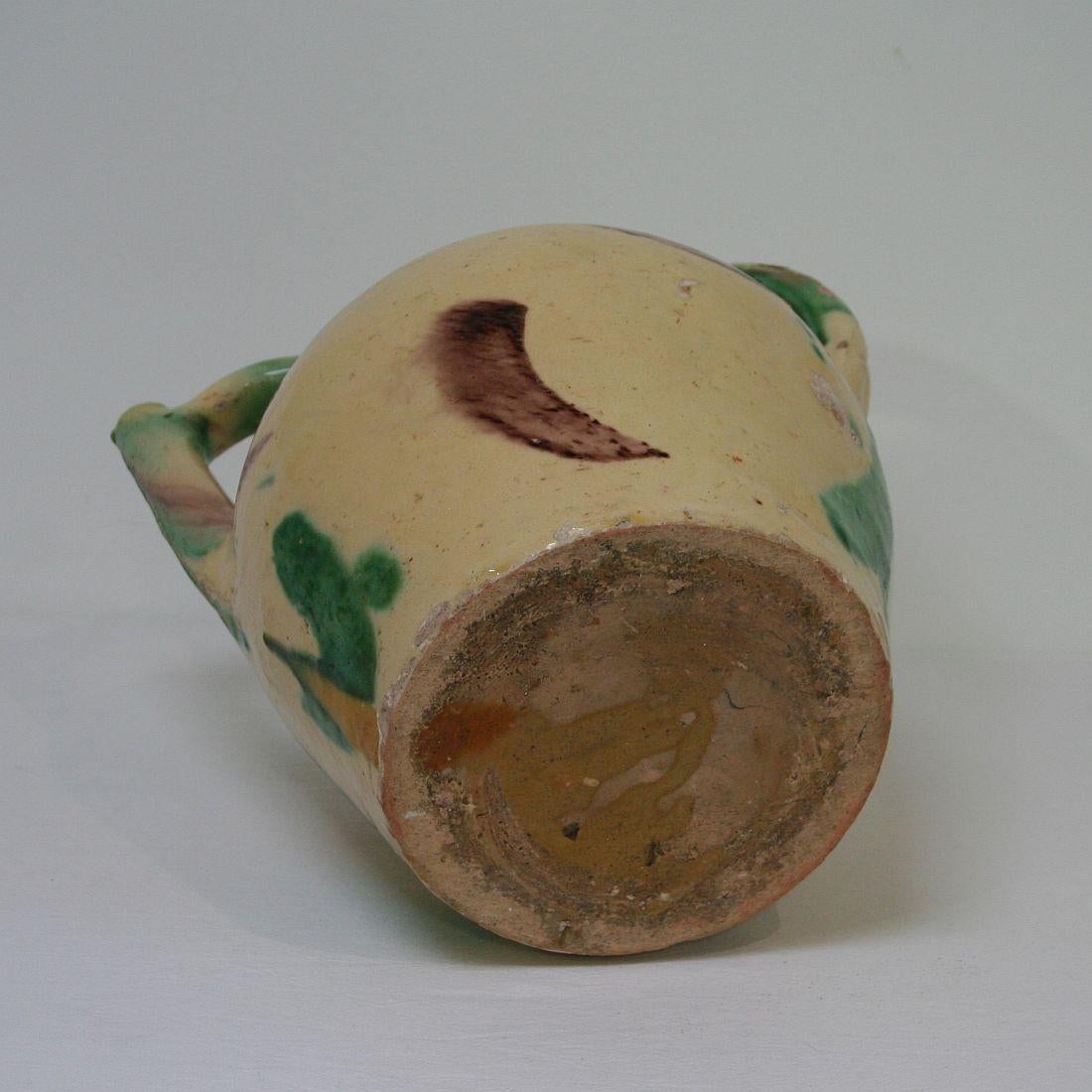 19th Century French Terracotta Jug or Water Cruche 2