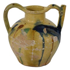 19th Century French Terracotta Jug or Water Cruche