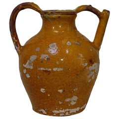 19th Century French Terracotta Jug or Water Cruche