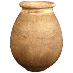  19th Century French Terracotta Olive Jar from Provence