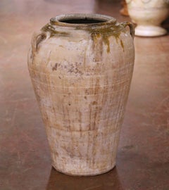 19th Century French Terracotta Olive Oil Storage Jar