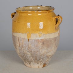 19th Century French Terracotta Pot à Confit 12.5"High
