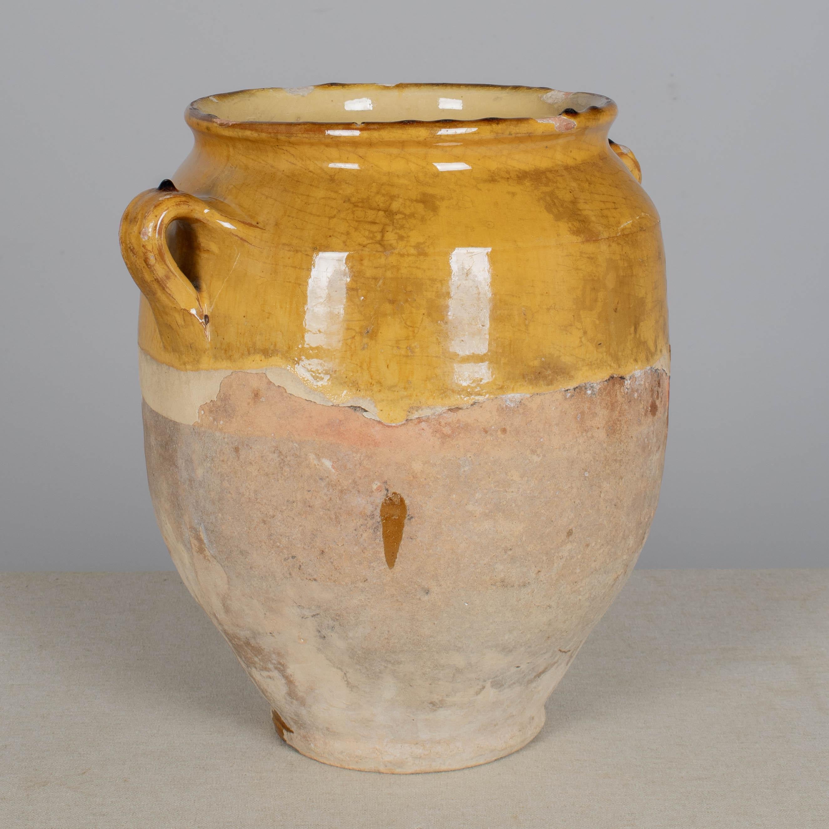 European 19th Century French Terracotta Pot à Confit 12.5