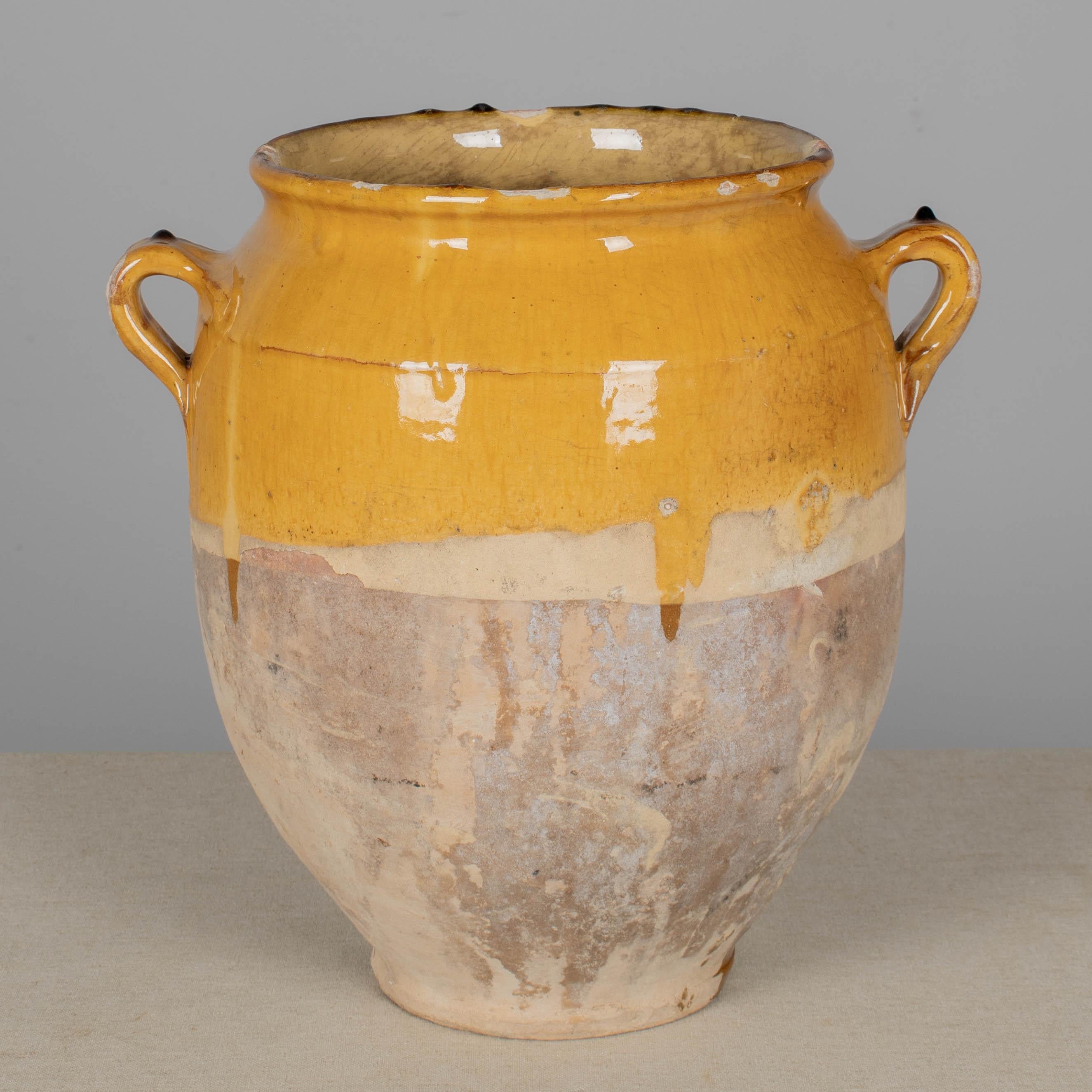 19th Century French Terracotta Pot à Confit 12.5