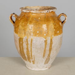 19th Century French Terracotta Pot à Confit 13.5"High