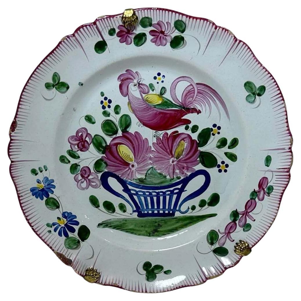19th Century French Theos Plates
