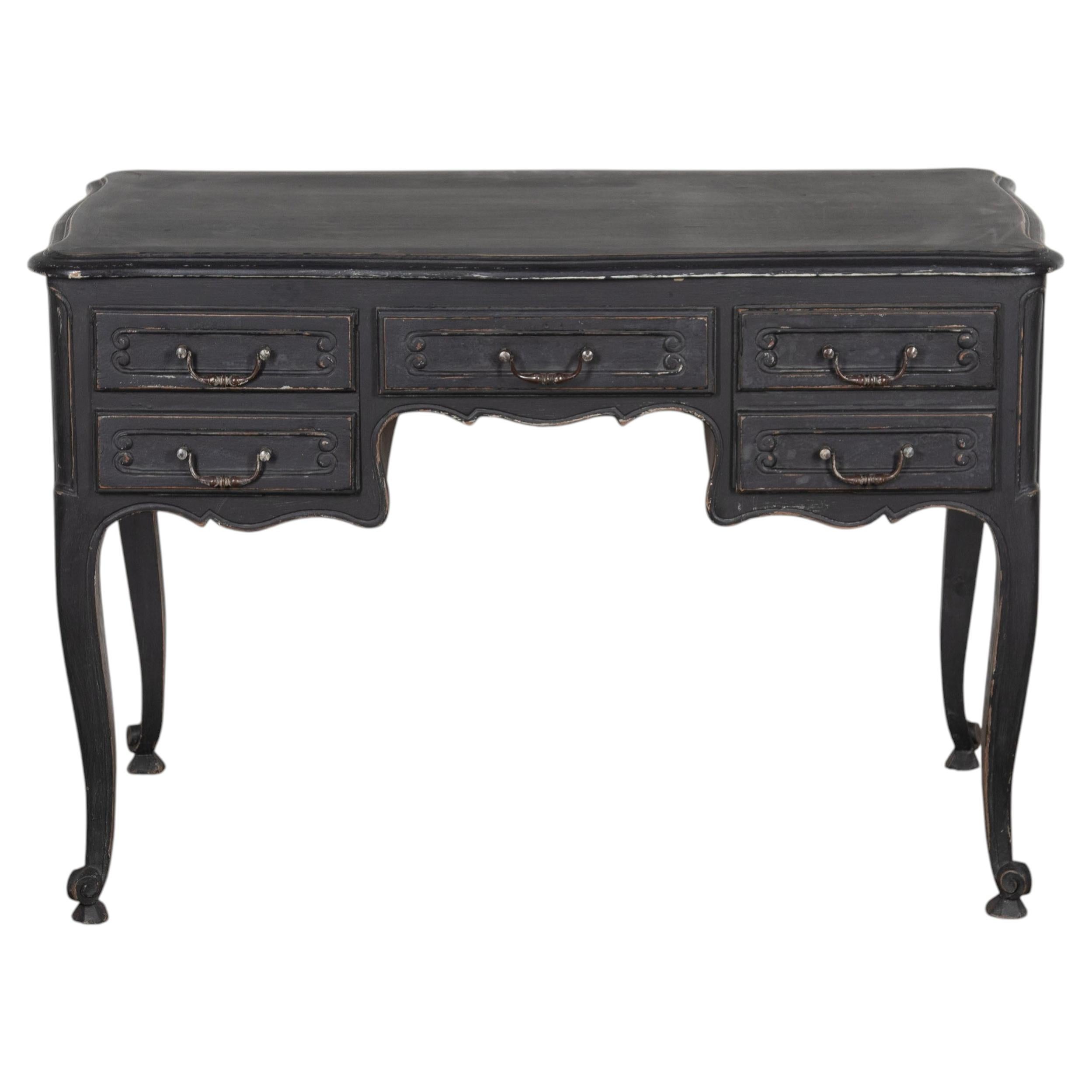 19th Century French Three-Drawer Desk For Sale