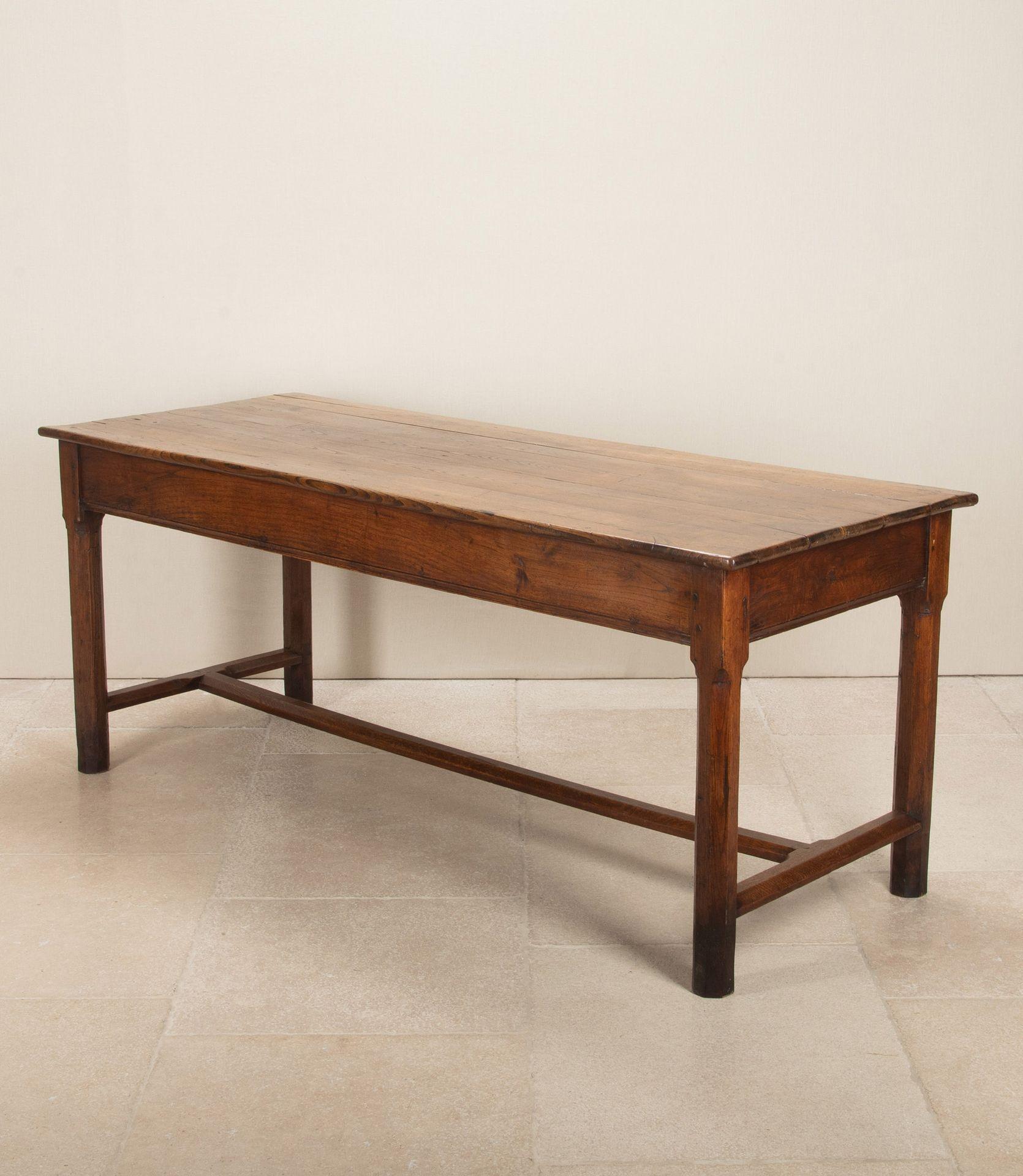 19th Century French Three Drawer Oak Serving Table In Good Condition For Sale In Gloucestershire, GB