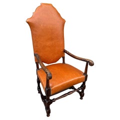 19th Century French Throne Chair