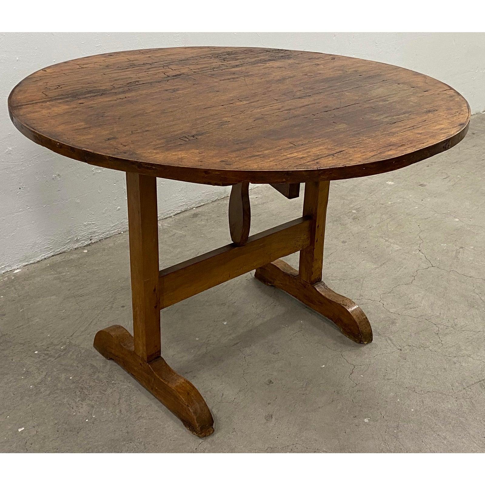 19th Century French Tilt-Top Tavern or Wine Table 2
