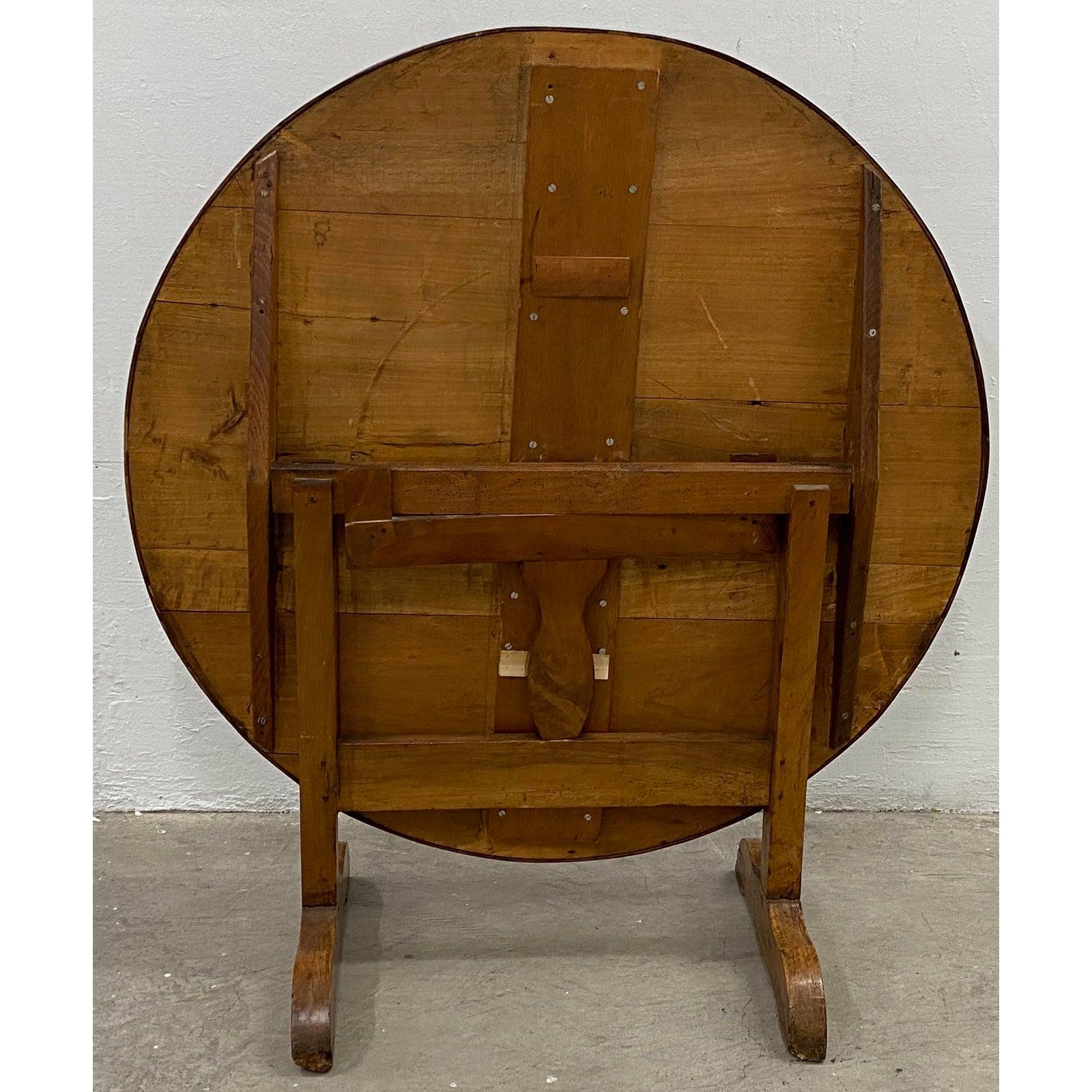 19th Century French Tilt-Top Tavern or Wine Table 3